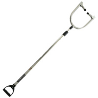 柯拓[防暴颈叉]伸缩不锈钢防爆钢叉伸缩防暴钢叉腰叉校园防卫脚叉脖叉颈叉保安器材防爆叉安保用品装备