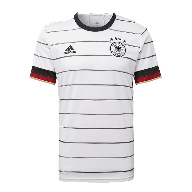 阿迪达斯 男装足球德国国家队主场球迷版运动短袖球衣EH6105