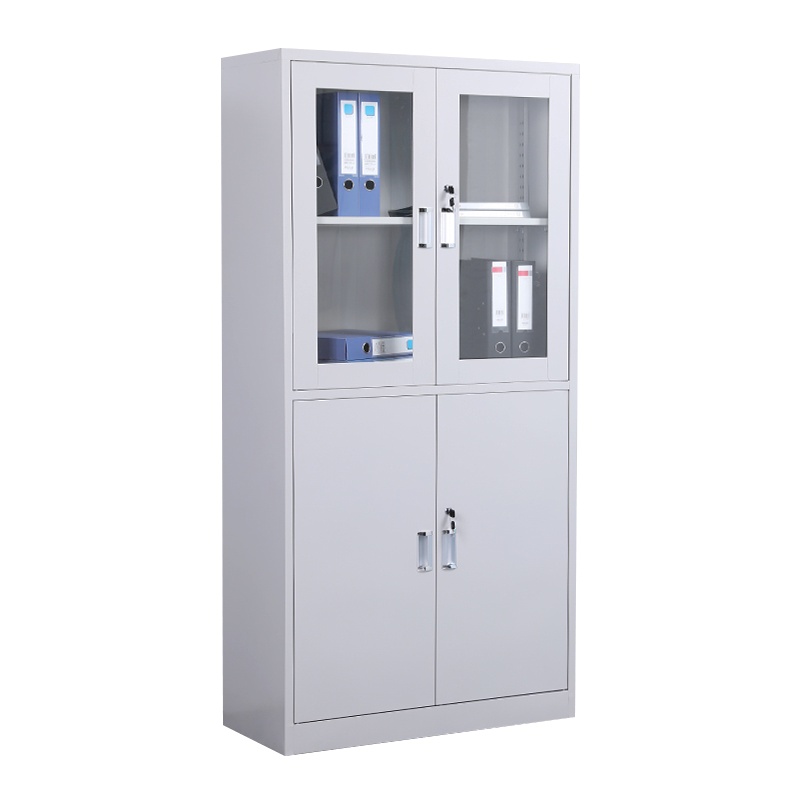 震海 等体大器械文件柜办公柜灰白色经济型档案资料柜办公柜类钢制加厚办公室储物柜