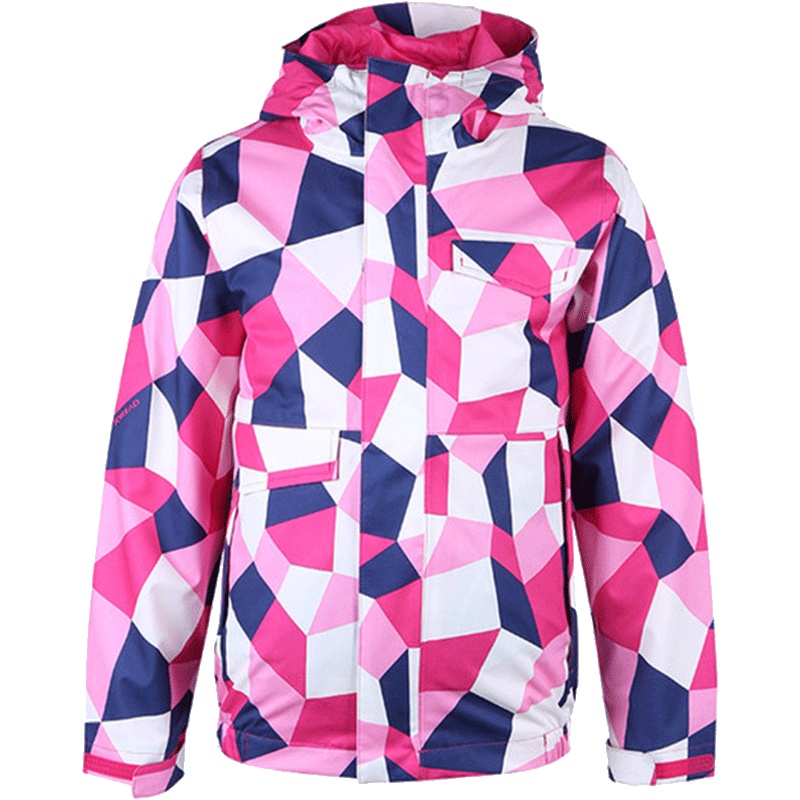 探路者（TOREAD）童装户外女童防风保暖透湿套羽绒三合一冲锋衣QAWG94156