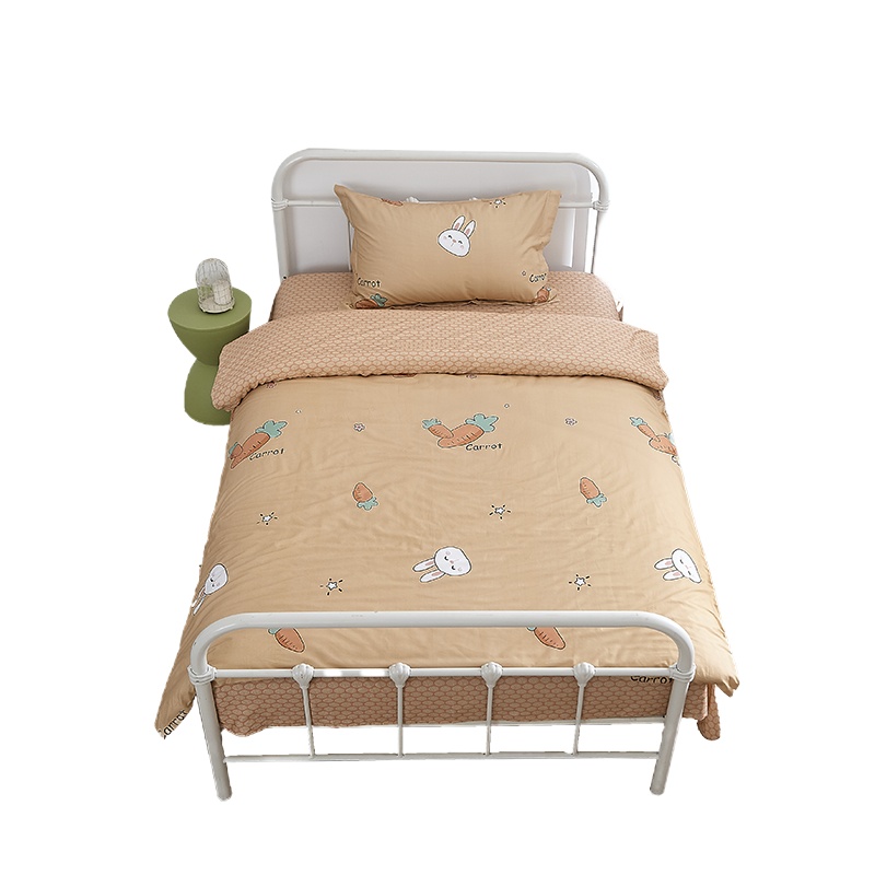 恒源祥 兔子乐园全棉卡通印花三件套米色计价单位：套