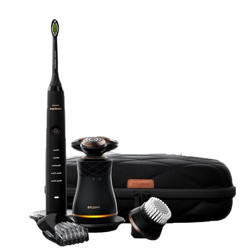 飞利浦(PHILIPS) S8880/68 尊荣版精英男士多功能护理套装 剃须刀-电动牙刷-组合套装