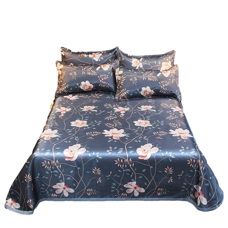 绘窝（HuiWo）家纺 凉席三件套 可水洗冰丝席双人空调席席子单人席1.2m/1米8/1.5米夏天软席