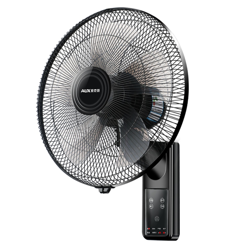 钻石牌壁扇家用壁挂式电风扇遥控扇餐厅强力大风力摇头挂墙壁电风扇 14寸遥控款