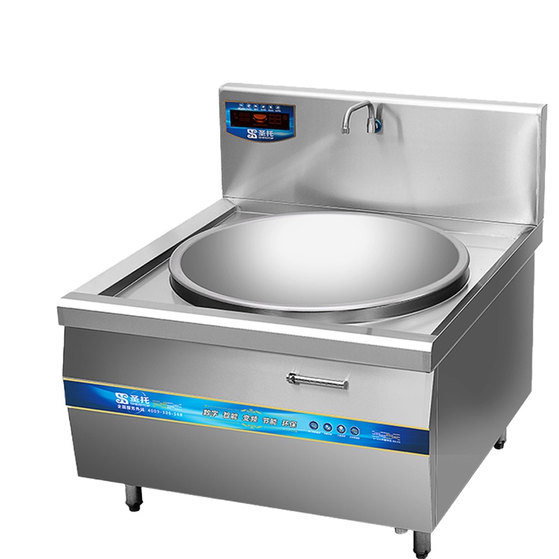 圣托(SHENTOP) STC-A1000 20KW 单头电磁大锅灶 单位:台<1台装>银灰色 商用电磁炉