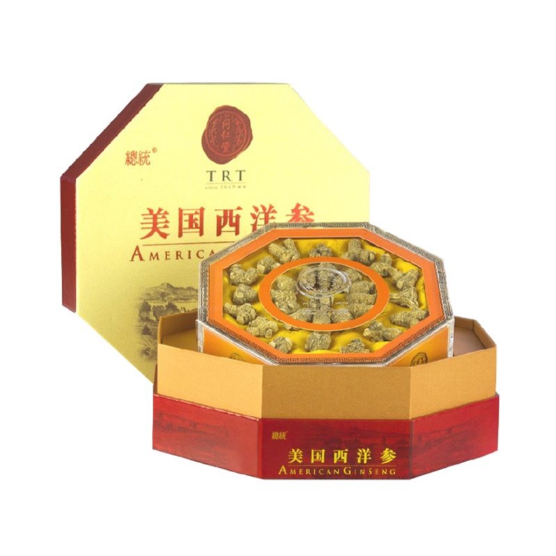 北京同仁堂西洋参段礼盒60g/盒美国进口西洋参花旗参段西洋参段