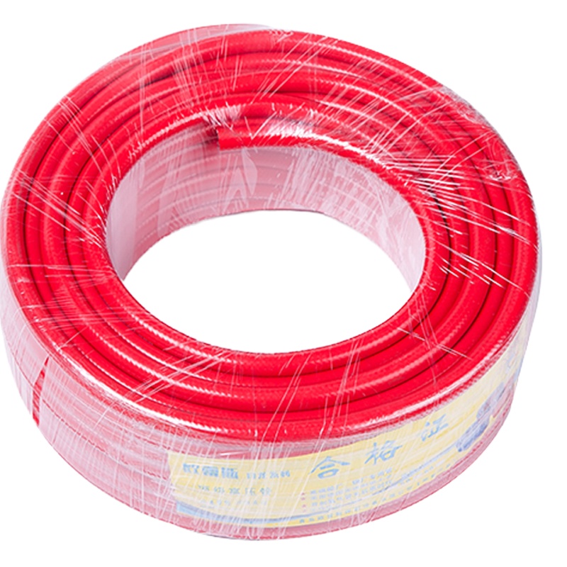 企购优品 高压氧气管工业内径8mm,压力6Mpa氧气乙炔管三胶二线橡胶焊割软管一卷30米