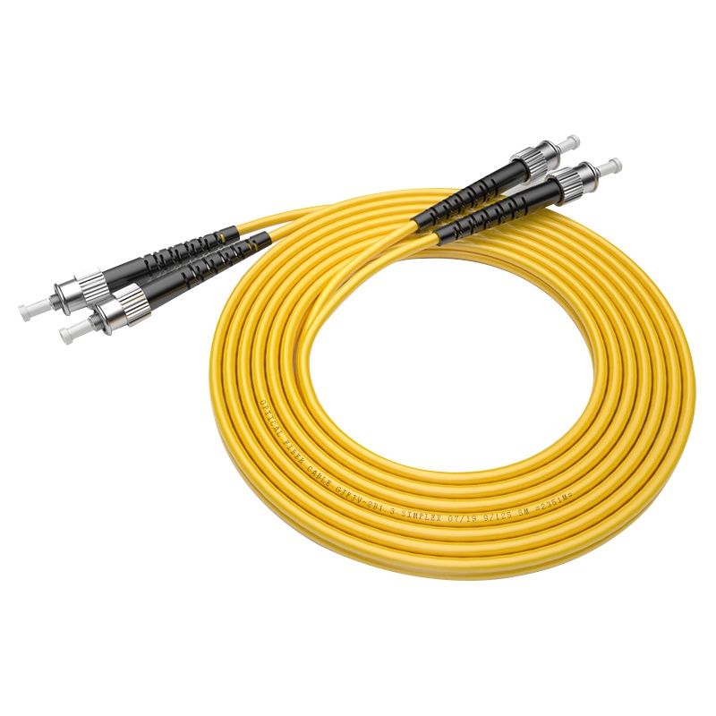 千天(QANTOP)光纤跳线 电信级光纤熔接收发器尾纤 光端机适用ST-ST单模双芯QT-GXTX094