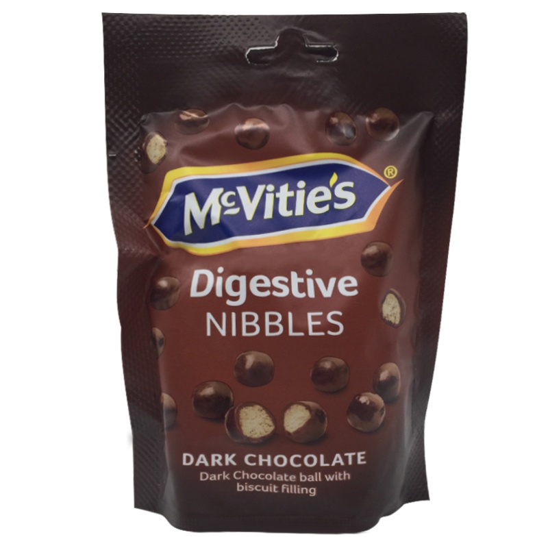 麦维他巧粒脆脆芯黑巧克力球80克