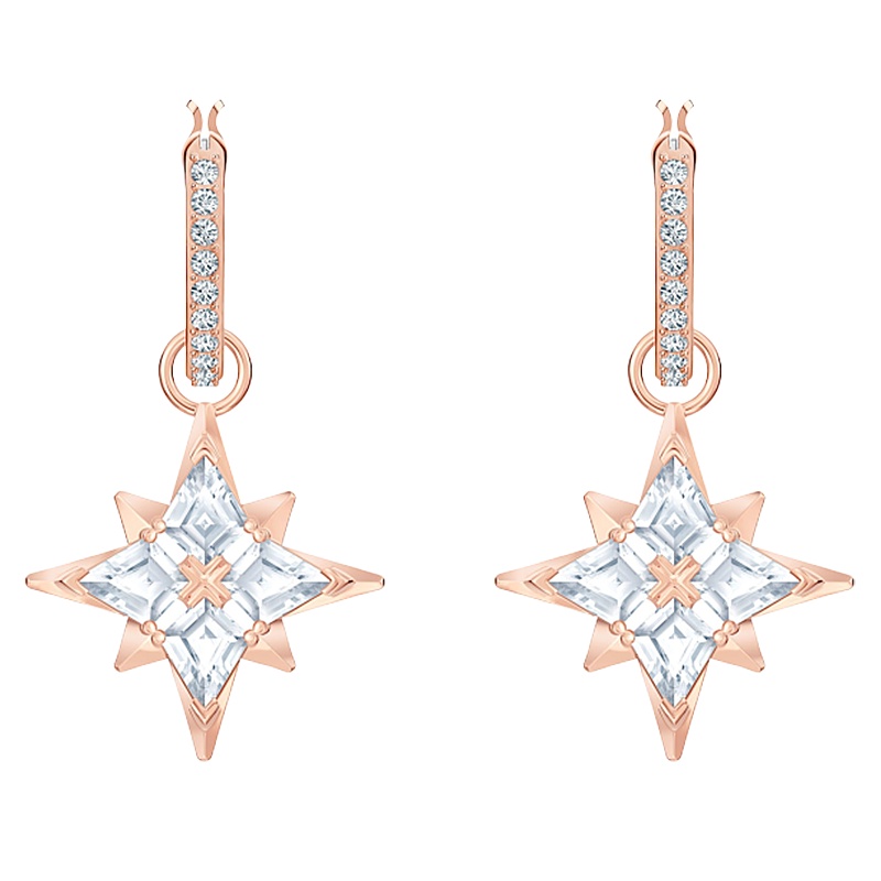 SWAROVSKI/施华洛世奇 浪漫星星八芒星耳环 耳饰 女士 人造水晶 送恋人5494337