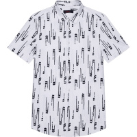 柒牌男装商务休闲针织短袖衬衫时尚潮流纯棉百搭青年抗皱透气半袖