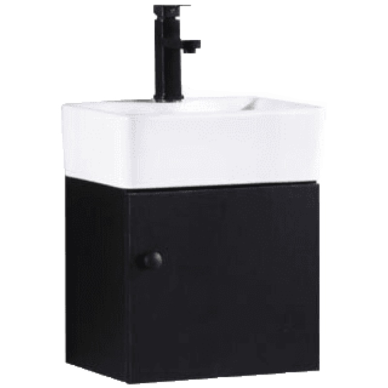 家装节 时尚卫浴 实木小户型浴室柜组合阳台卫生间挂墙式洗脸洗手面洗漱台盆柜套装 放心购安心抵