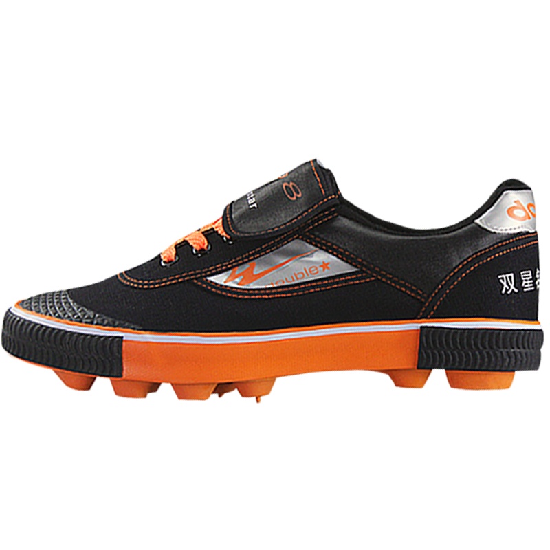 双星透气足球鞋男碎钉儿童足球鞋女学生青少年帆布防滑训练鞋DSA005