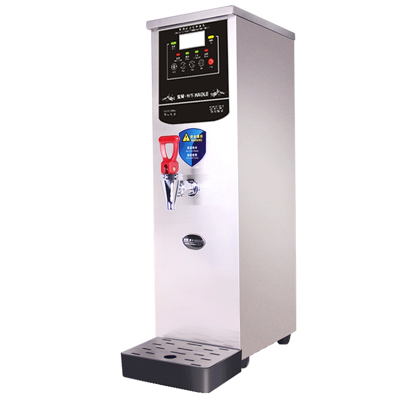 东贝开水机商用HL10S全自动奶茶店电热烧水器桶拉丝不锈钢步进式开水器
