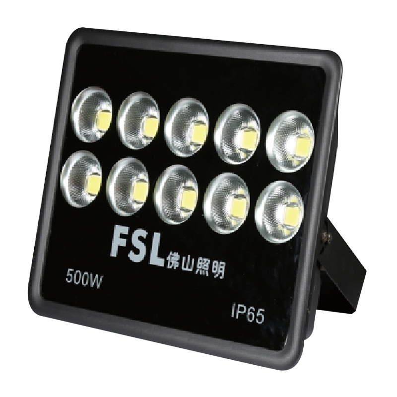 佛山照明（FSL）大功率LED泛光灯户外防水庭院照明投光灯广告牌射灯200W白光6500K二代系列灯饰（量大定制）