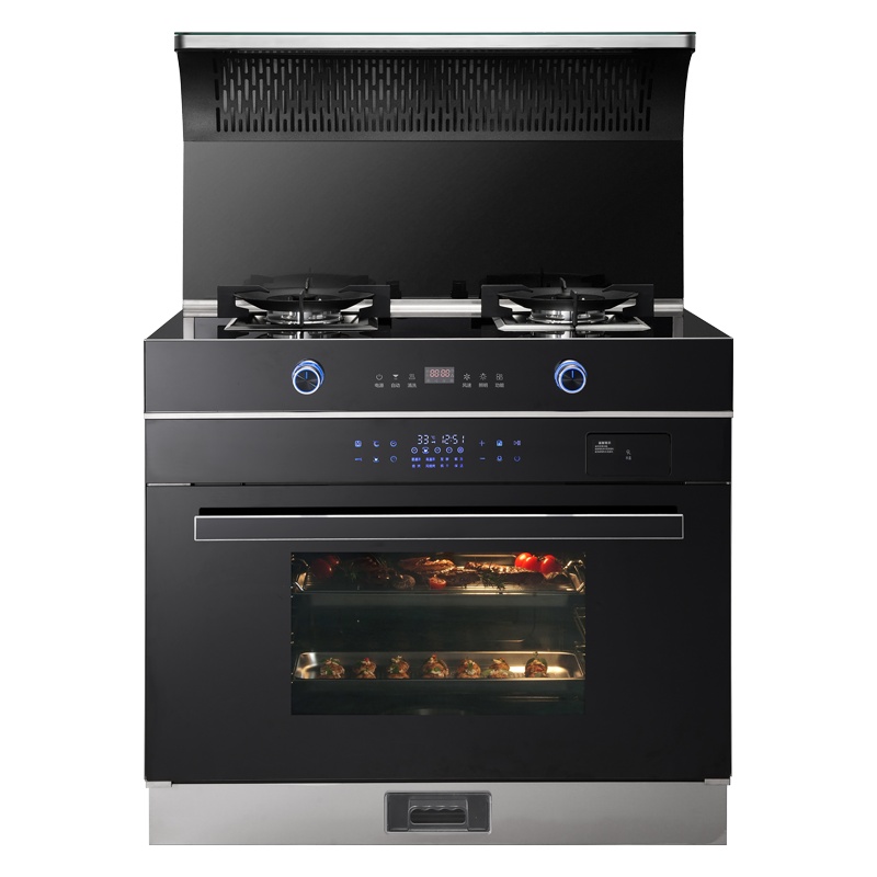 天际星(TJSTAR)JJZT-900T18-ZK12键蒸烤一体集成灶,全新结构、模块化拆卸方便