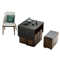 折叠多功能可移动小茶台家用功夫茶桌椅组合茶车岩板茶几阳台茶桌