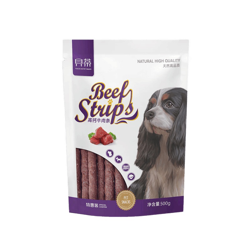 (3件8折)狗零食贝蒂牛肉条500g训练奖励牛肉棒泰迪金毛比熊磨牙棒