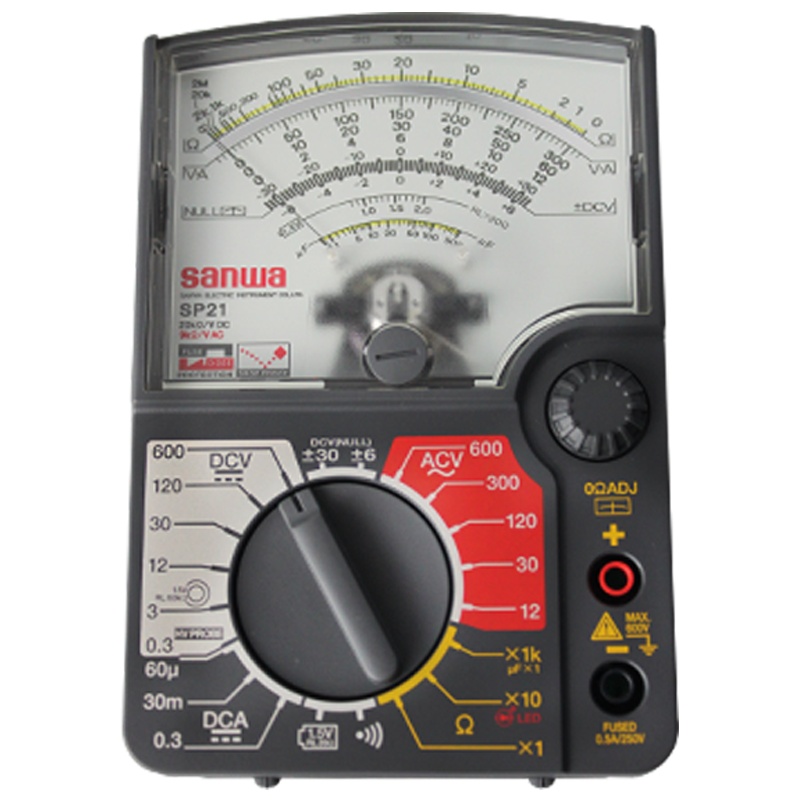 三和(SANWA)SP21多功能指针式万用表 耐用可靠