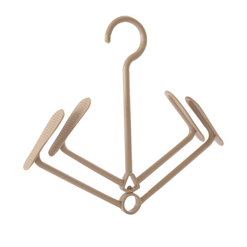 盛洁雅(Senjya)BW114 8091晾鞋架 晒鞋架旋转四挂钩便携式多功能防风塑料挂钩室外阳台晾鞋架