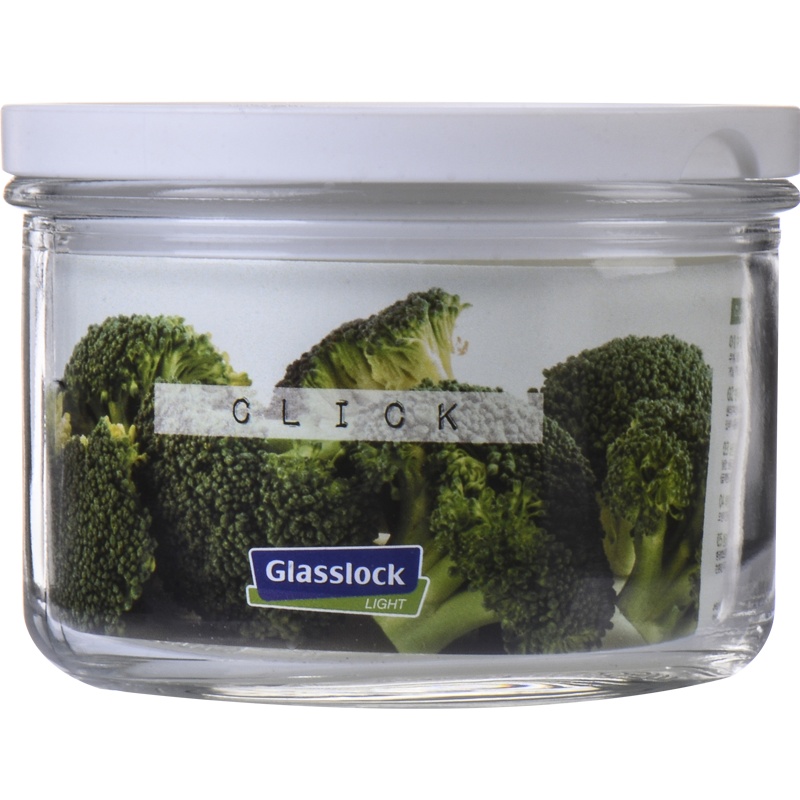 三光云彩(GLASSLOCK)IP621玻璃储物罐220ml韩国进口坚果盒食品储物罐盒密封带盖收纳盒防潮储物糖果罐调味瓶