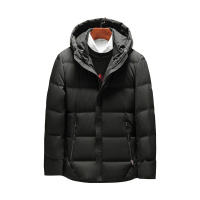 雅鹿男装羽绒服男冬季新款加厚时尚修身款休闲男士连帽外套经典百搭 S03EDYA18806
