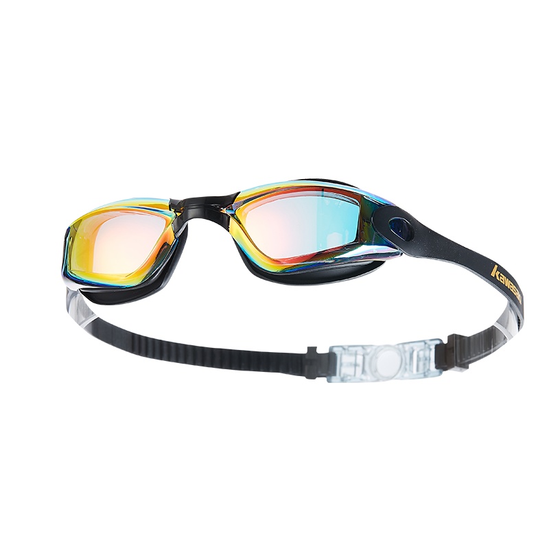 kawasaki川崎泳镜防水高清防雾电镀镜片男女潜水眼镜游泳装备