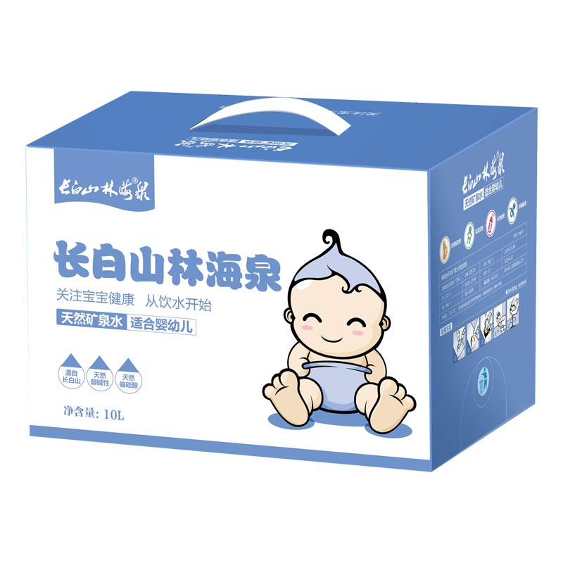 长白山林海泉母婴水 婴儿水 低钠天然矿泉水 弱碱性 10L *1整箱装 饮用水 非纯净水