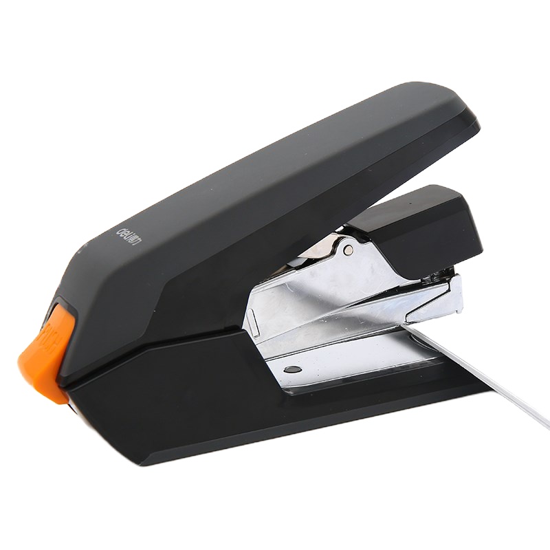 得力(deli)省力型订书机 轻便型 金属材质加厚订书机 0371省力型(颜色随机)