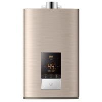 美的（Midea）16升燃气热水器天然气 水量伺服恒温磁净化健康洗 智能增氧 智能家电APP控制JSQ30-16HS4