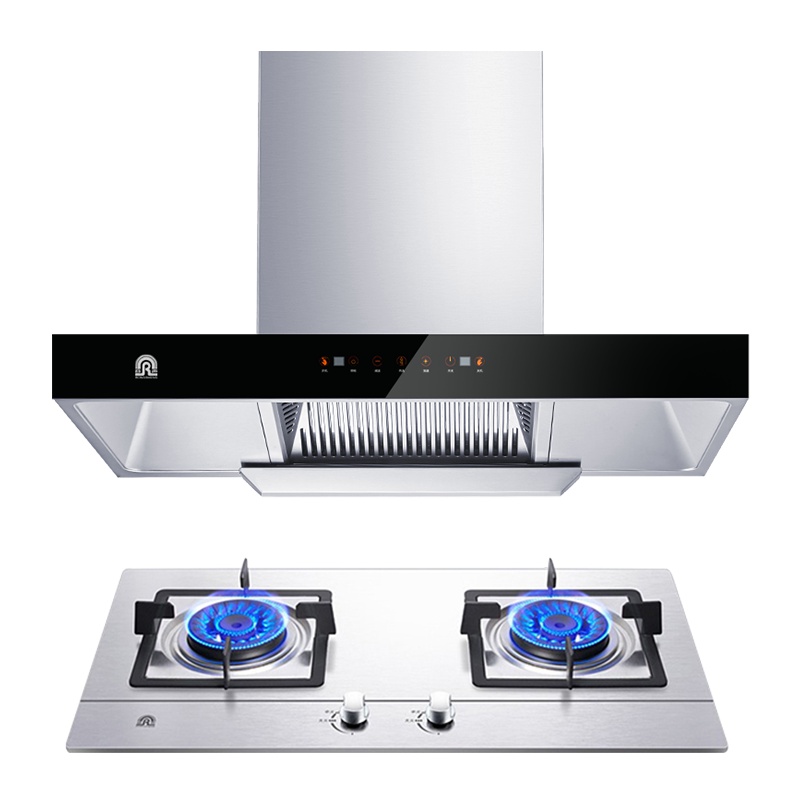 容声(RONGSHENG)厨电套装油烟机CXW-218-RST326R+灶具JZY-QP05 (液化气) 不锈钢