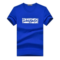 雅鹿男装夏季男士休闲短袖印花T恤18ZT0069