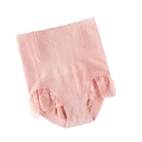 2条浪莎日本小蛮腰 收腹裤蜂巢高腰 闺蜜女内裤提臀塑身裤塑形 蕾丝三角裤