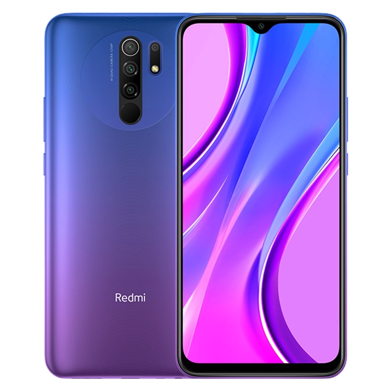 小米(MI)Redmi 9 全网通版 6GB+128GB 霓虹蓝 移动联通电信4G游戏智能手机 1080P全高清大屏 大字体大音量大内存 全场景AI四摄 小米红米redmi9手机