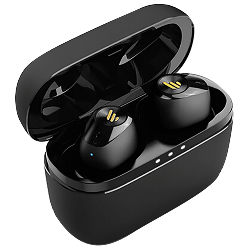 Edifier/漫步者 W2蓝牙耳机真无线迷你超小运动跑步微型入耳式耳机自带充电仓苹果小米通用 黑色