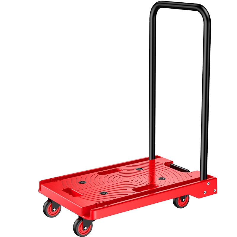 DuPont杜邦世界500强折叠小推车手推车手拉车平板车拉杆行李车便携拖车拉货搬运乌龟车购物车家居绿色小推车承重300斤