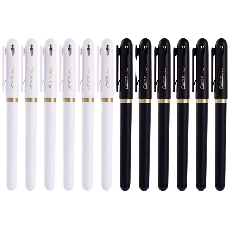 得力(deli) S121/0.5mm中性笔/碳素笔/签字笔/水性笔(12支/盒)