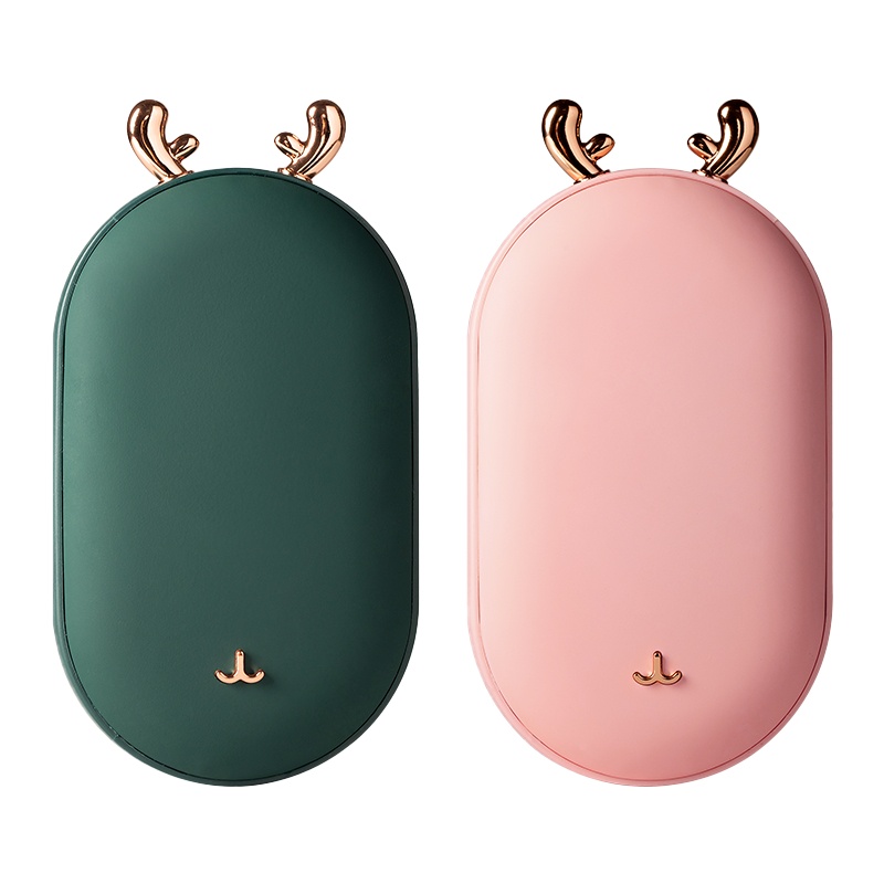 卡绮暖手宝充电宝二合一便携式学生女迷你暖手蛋USB多功能