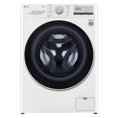 LG FCX80Y2W 8公斤AI智能变频直驱全自动滚筒洗衣机超薄机身 蒸汽洗除菌 一级能效 智能微联 奢华白