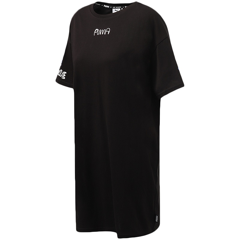 PUMA黑标女装 MR DOODLE T-SHIRT DRESS运动服休闲连衣裙