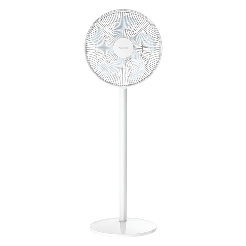 艾美特(Airmate) 电风扇落地扇家用节能台立式摇头强力大风量学生宿舍办公室风扇 白色五叶遥控款CS40-R34