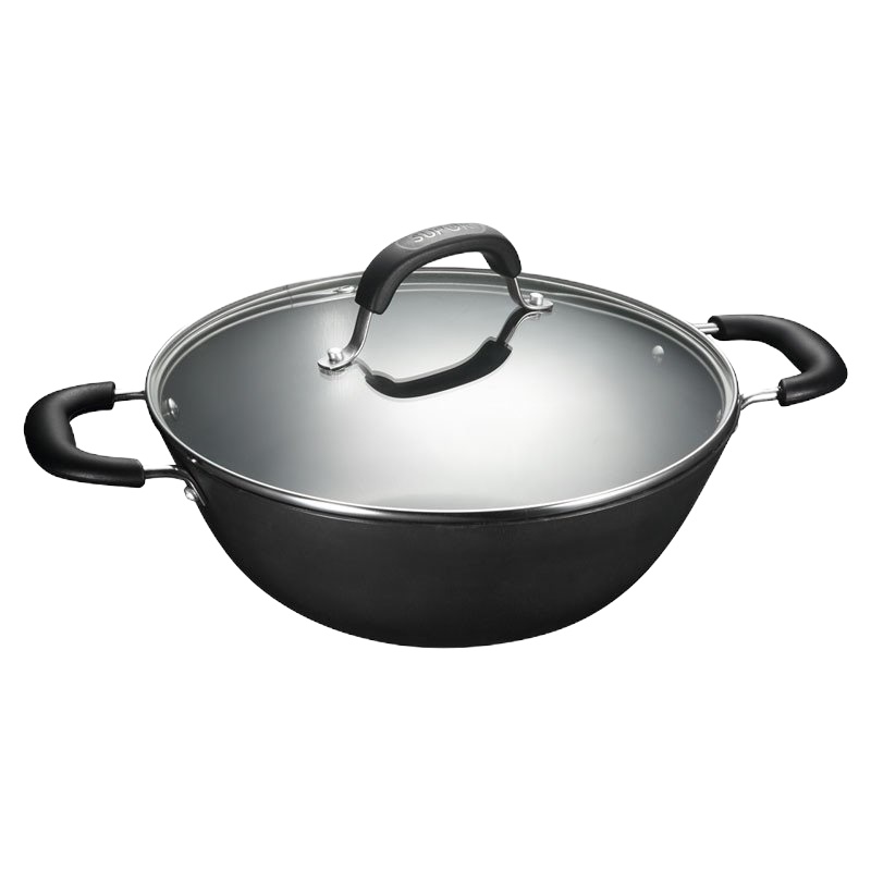 苏泊尔铸铁双耳无涂层深型炒锅FC36Y1