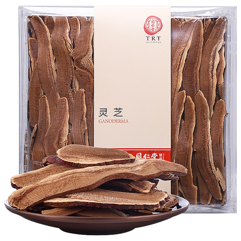 同仁堂(TRT) 灵芝片350g 灵芝切片可自行打粉灵芝茶林芝片赤芝干