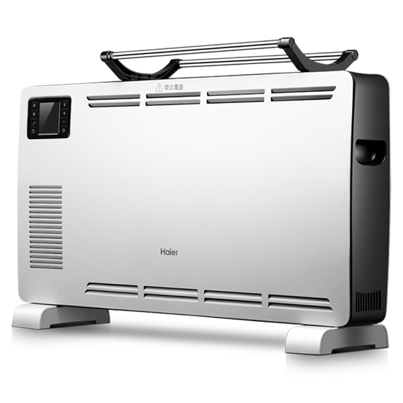 海尔(Haier)取暖器HKS2212家用节能烤火炉对流式电暖气器片卧室热风暖风机双档调节居浴两用烘衣除湿定时电暖风