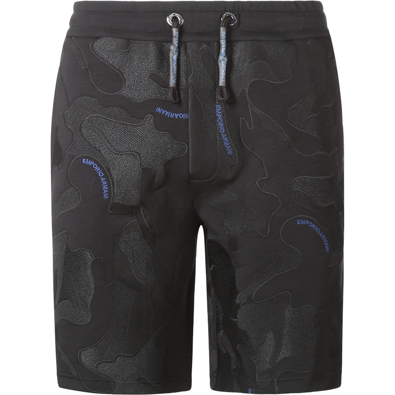 EMPORIO ARMANI 阿玛尼 男士 聚酯纤维/混纺运动休闲短裤3K1P92 1JDSZ