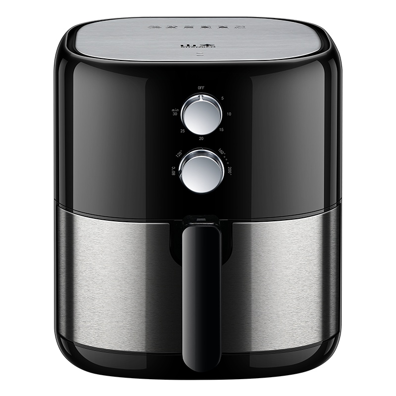 山本(SHANBEN)空气炸锅8201-X 家用多功能无油煎炸3.8L大容量分离式炸篮 粘烤架易清洗 低脂烘焙薯条电炸锅