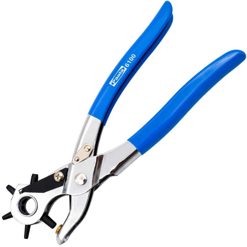 [苏宁自营]保拉(Paola)工具 高级打孔钳开孔器皮带圆孔皮带打孔器腰带打洞机单支开孔钳 6100