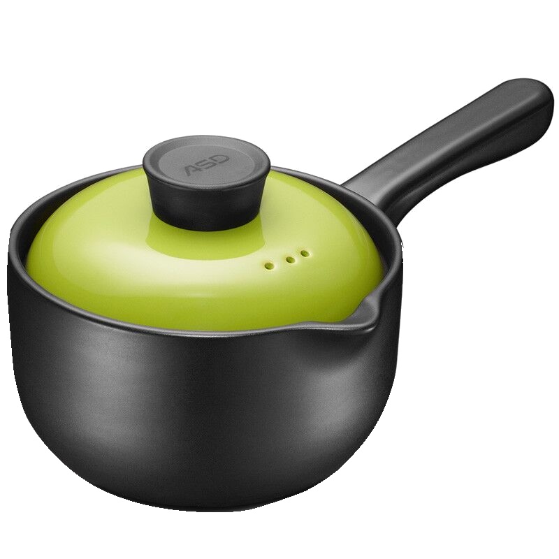 爱仕达(ASD) 甄陶系列锂辉石陶瓷煲养生煲1.6L奶煲砂锅陶瓷汤煲直径18.5cm RXC16B1Q