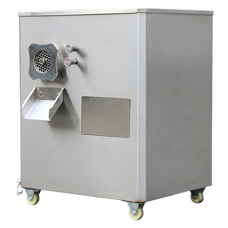 乐创 lecon 商用400B型不锈钢切肉机 肉食店食堂多用切肉绞肉机 LC-J-QR400B