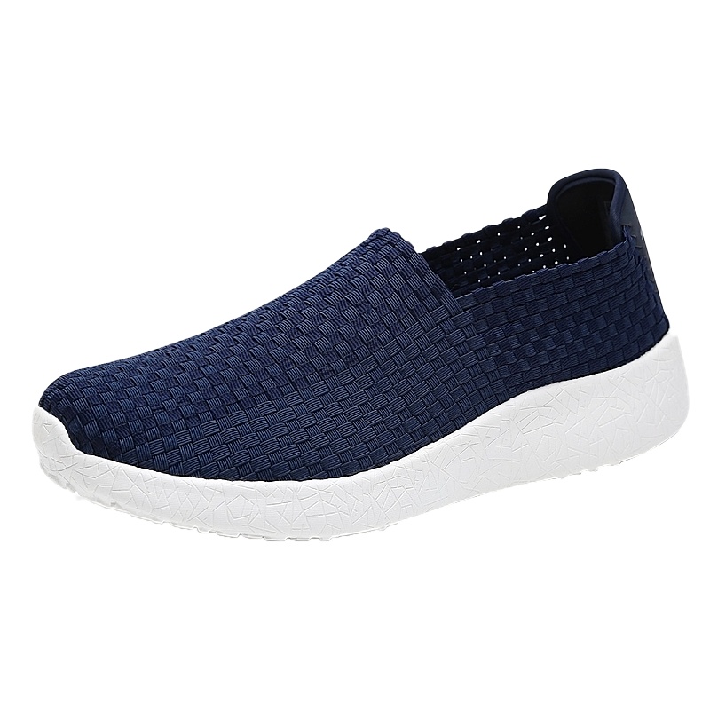 Skechers斯凯奇男鞋新款编织一脚套 轻便舒适懒人鞋休闲鞋 999697